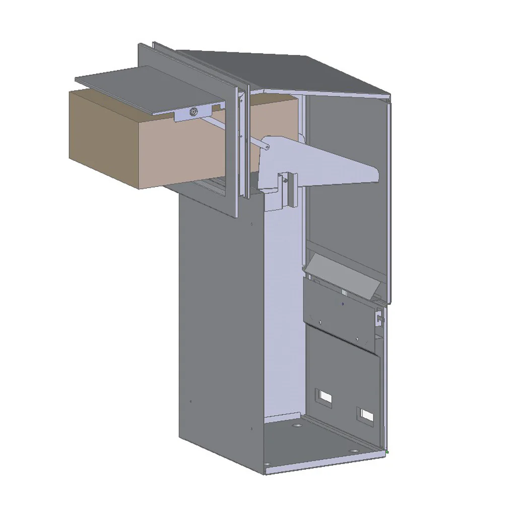 Outdoor Parcel Box for Gates & Fences – Rear Access – Sigma Paco VE2 - Image 15