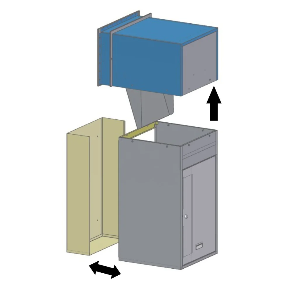 Outdoor Parcel Drop Box – Architectural Through The Wall Installation – Epsilon TH - Image 13
