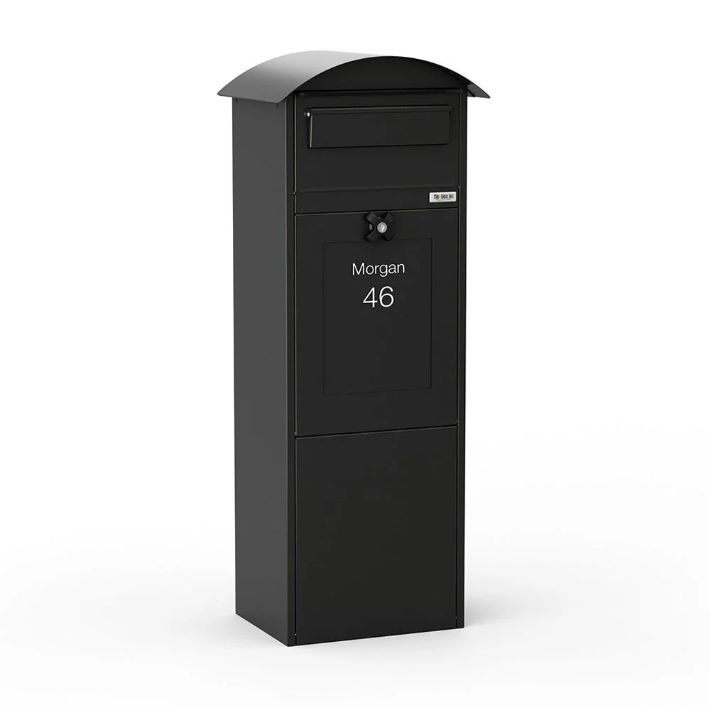 Outdoor Parcel Post Box for Home – Lovisa - Black - Image 5