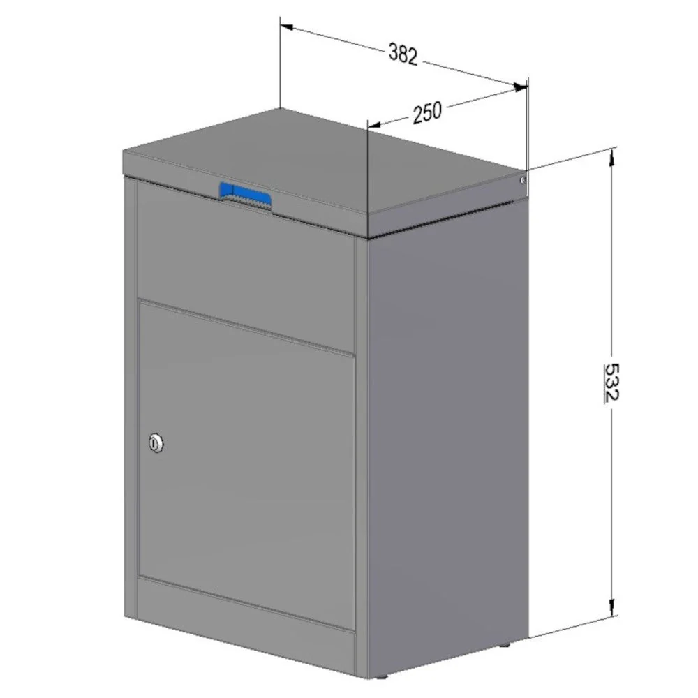 Wall Mounted Parcel Box for Home Front Access - ParcelPod 1 - Image 4